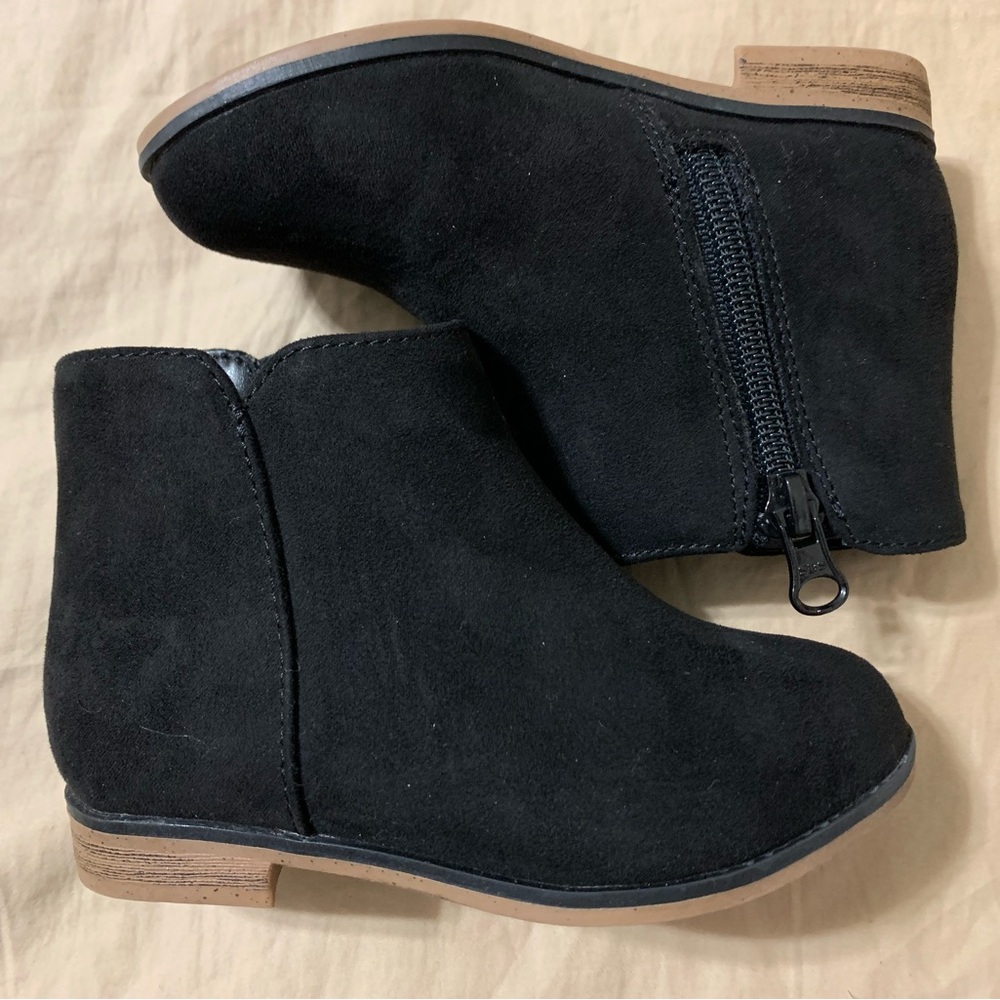 Cat & Jack Black Suede Kids Boots